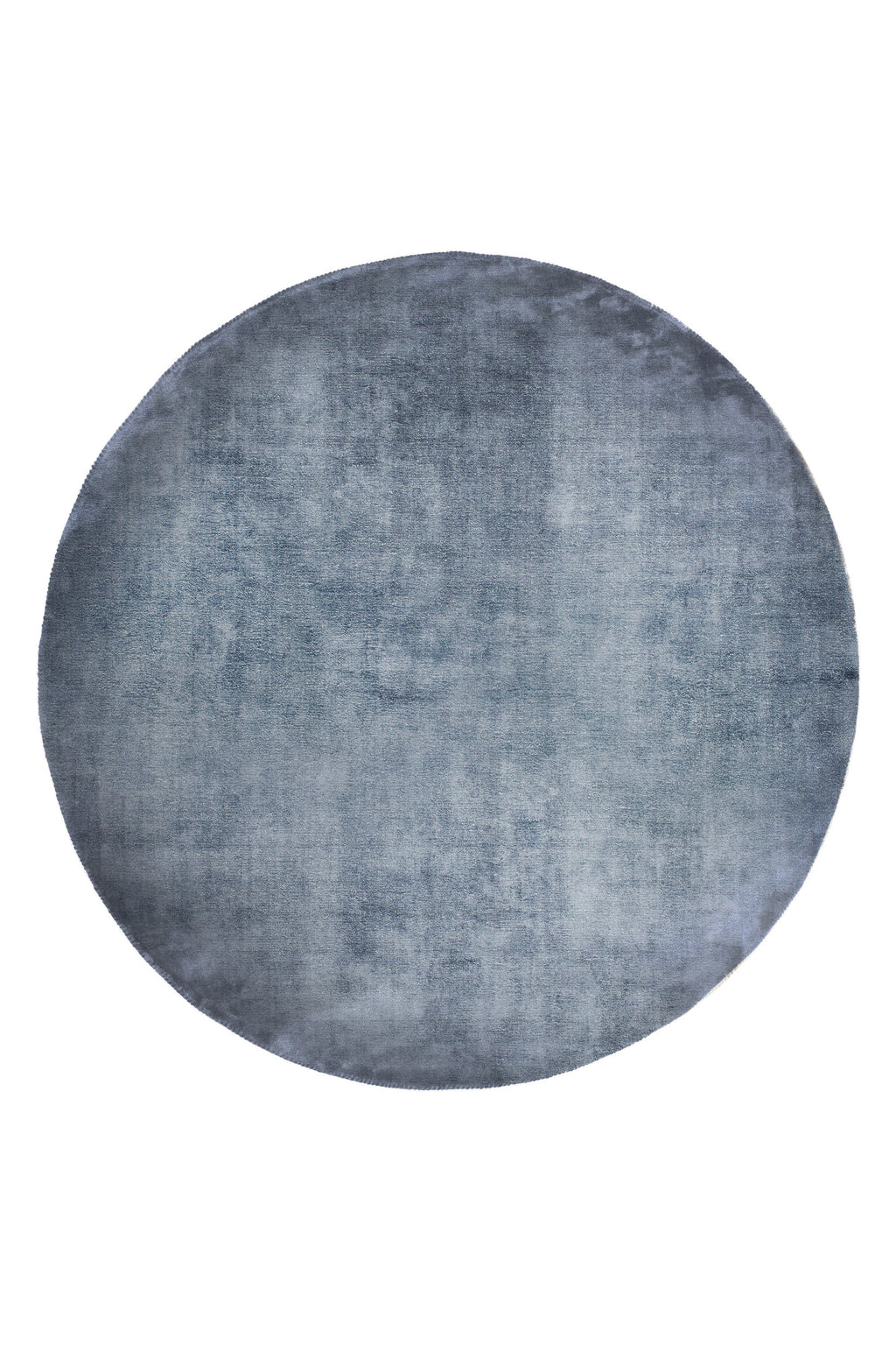 Blue Round Linen